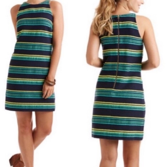 Vineyard Vines Striped Jaquard Shift Dress - Picture 4 of 8